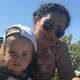 Marisol with her grandson.